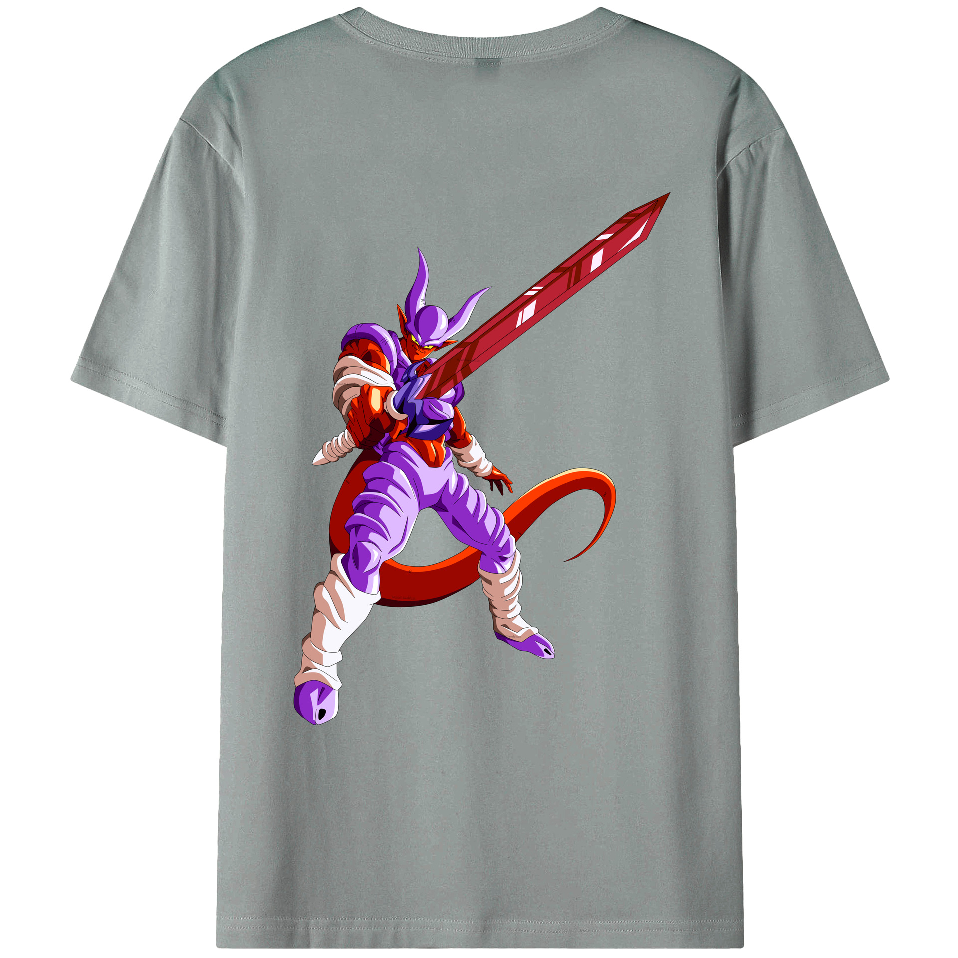 （画像用） ドラゴンボール ジャネンバ DRAGON BALL Janemba 綿100％ メンズ半袖Tシャツ（バックプリント） 通気性